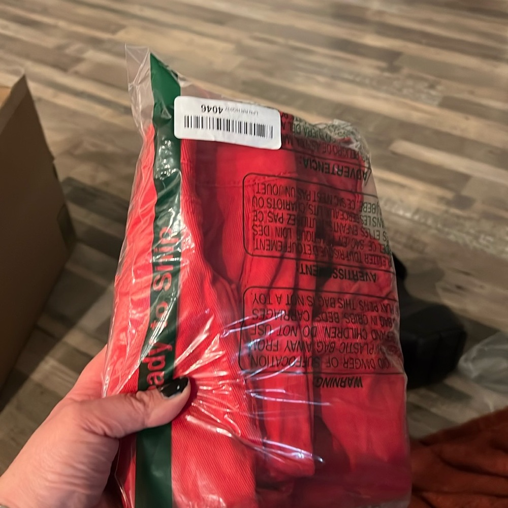 Like new red jeggings size xl